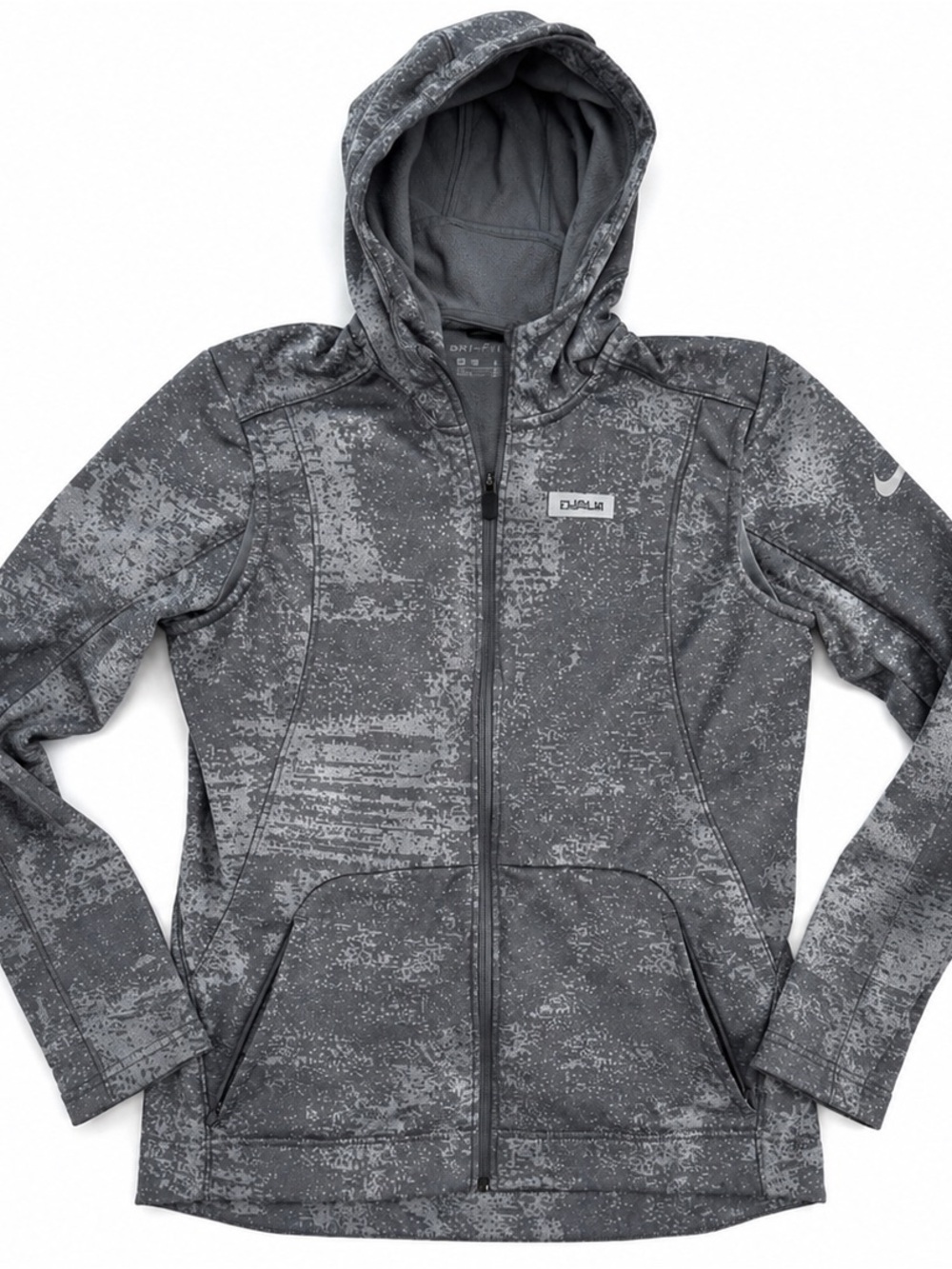 Nike LeBron Dri-FIT Full Zip Hoodie Jacket Gray Men’s M